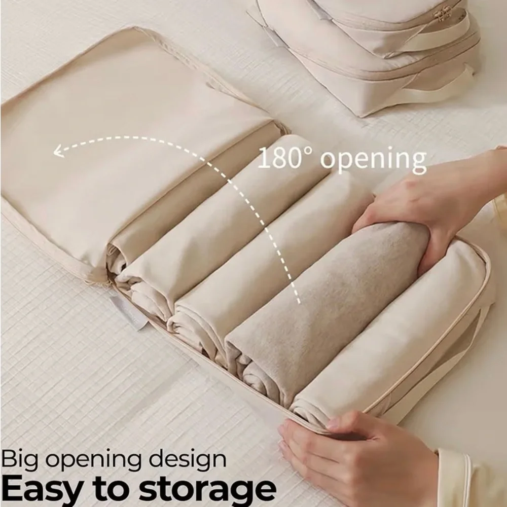 Cream Home Storage Organizer Set